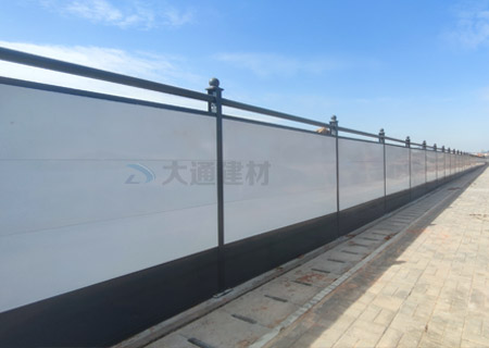 C型鋼圍擋烤漆款-深圳建筑工程施工圍擋案例-A/B/C類圍擋-深圳市大通建材有限公司鋼圍擋生產(chǎn)定制廠家